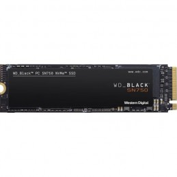 WESTERN DIGITAL WD Black™ 500Go SSD SN750 Format M.2 NVMe (WDS500G3X0C-00SJG0) - vue de dessus