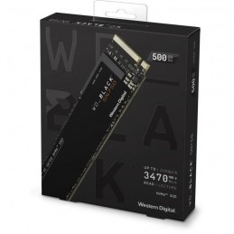 WESTERN DIGITAL WD Black™ 500Go SSD SN750 Format M.2 NVMe (WDS500G3X0C-00SJG0) - vue emballage