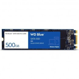 WESTERN DIGITAL WD Blue™ 500Go SSD 3D Nand Format M.2 (WDS500G2B0B) - vue de dessus