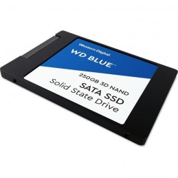 WESTERN DIGITAL WD Blue™ 250Go SSD 3D Nand SATA3 6Gbs 2.5'' - 7mm (WDS250G2B0A) - vue a plat