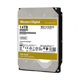 WESTERN DIGITAL 14To WD Gold™ Enterprise HDD 3.5'' SATA 7200 rpm - Cache 512Mo (WD141KRYZ) - vue de 3/4
