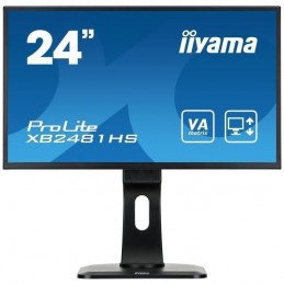 IIYAMA ProLite XB2481HS-B1 Ecran PC 24'' FHD - Dalle TN - 2ms - DVI-D / VGA / HDMI - vue de face