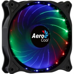 AEROCOOL Cosmo 12 F-RGB Ventilateur Boitier PC 120mm RGB - vue de trois quart
