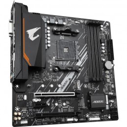 GIGABYTE B550M AORUS ELITE Carte mère Micro ATX Socket AM4 - DDR4 - vue de trois quart