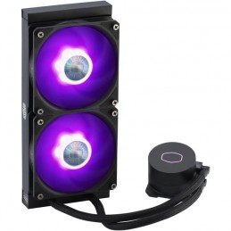 COOLER MASTER MasterLiquid ML240L V2 RGB Watercooling CPU AIO (Intel et AMD) 2x 120mm - vue de trois quart