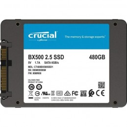 CRUCIAL BX500 480Go SSD SATA3 6Gbs 2.5'' - 7mm (CT480BX500SSD1) - vue de dessous