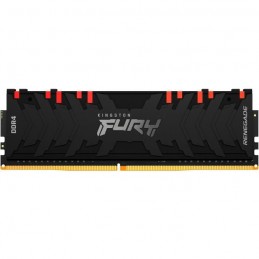 KINGSTON FURY Renegade RGB 8Go DDR4 (1x 8Go) RAM DIMM 3600MHz CL16 (KF436C16RBA/8) - vue de face