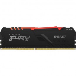 KINGSTON FURY Beast RGB 8Go DDR4 (1x 8Go) RAM DIMM 3733MHz CL19 (KF437C19BBA/8) - vue de dessus
