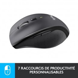 LOGITECH M705 Noir Souris Optique Sans Fil (910-001949) - vue de profil