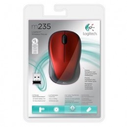 LOGITECH M235 Rouge Souris sans fil (910-002496) - vue emballage