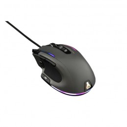 THE G-LAB KULT-NITRO-CORE Gris Souris Filaire Gaming RGB - 10000 DPI - Programmable - vue de trois quart