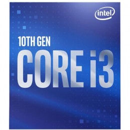 INTEL Core i3-10100F Processeur LGA-1200 - 4 coeurs - 3.6GHz - 4.3GHz - TDP 65W (BX8070110100F) - vue de face