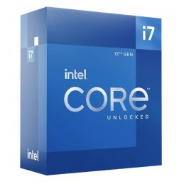 INTEL Core i7-12700K Processeur LGA-1700 - 12 coeurs (8P+4E) (Chipset Série 600) TDP 125W (BX8071512700K) - vue emballage