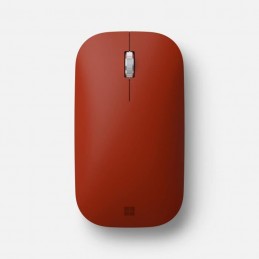 MICROSOFT Surface Mobile Mouse Rouge Coquelicot Souris sans fil - vue de dessus