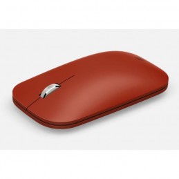 MICROSOFT Surface Mobile Mouse Rouge Coquelicot Souris sans fil - vue de trois quart