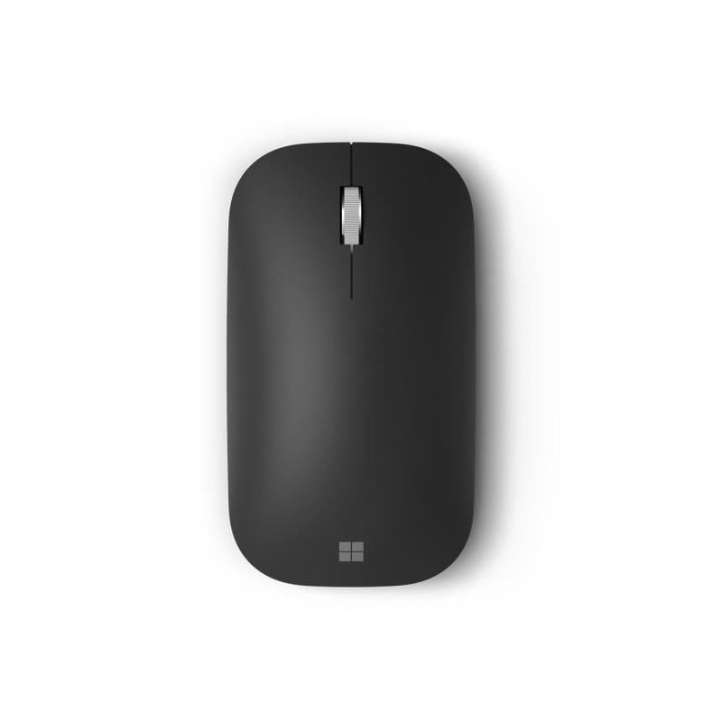 MICROSOFT Modern Mobile Mouse Noir Souris optique Sans fil Bluetooth 4.2 - 3 boutons - vue de dessus