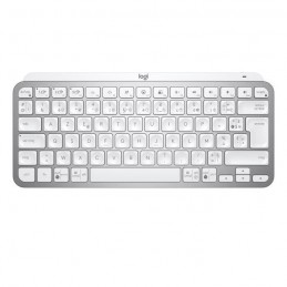 LOGITECH MX Keys Mini Gris pale Clavier sans fil Compact, Bluetooth AZERTY - PC / MAC - Android (920-010483) - vue de dessus