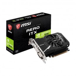 MSI GeForce GT 1030 AERO ITX 2GD4 OC Carte graphique 2Go DDR4 PCIe 3.0 x4 DVI, HDMI - vue emballage