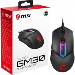 MSI Clutch GM30 Noir RGB Souris Filaire Gaming - vue emballage