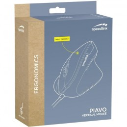 SPEEDLINK PIAVO Noir Souris Filaire Ergonomique Verticale pour Droitier (SL-610019-BK) - vue emballage