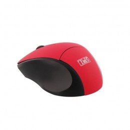 TNB MM240RD Rouge Souris optique sans fil ultra mini récepteur USB 2.4 GHz - vue de trois quart