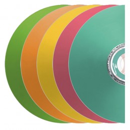 DVD+RW 4,7GB / 120MIN VERBATIM ÉCRITURE 4X COULEUR - PACK DE 5 DVD+RW