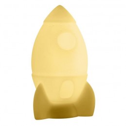 BIGBEN BTLSROCKET Enceinte lumineuse Forme Fusée - Bluetooth - USB - vue led jaune