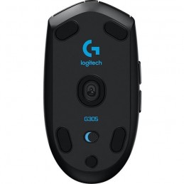 LOGITECH G305 LIGHTSPEED Noir Souris Gaming sans fil - vue de dessous