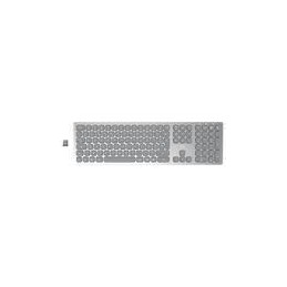 MOBILITY LAB ML311418 Clavier sans fil Ultra Slim finition métal - Silver - AZERTY - vue de dessus