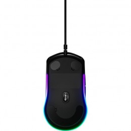 STEELSERIES Rival 3 Noir RGB Souris Filaire USB PC - vue de dessous