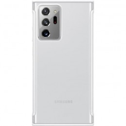 SAMSUNG Coque transparent renforcée Blanc pour Smartphone Samsung Note20 Ultra - vue de dos en situation