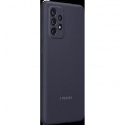 SAMSUNG Coque Silicone Noir pour Smartphone Samsung Galaxy A72 - vue de trois quart