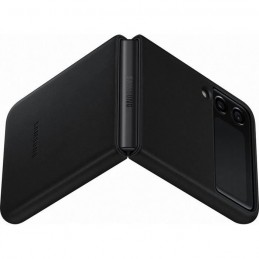 SAMSUNG Coque en cuir Noir pour Smartphone Samsung Z Flip3