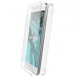 XDORIA Coque 360 Transparent pour Smartphone Huawei P10 Plus - vue de trois quart