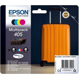 EPSON 405 Ultra Ink Pack de 4 Cartouches d'encre (C13T05G64010) pour WorkForce WF-7830, 7840, WorkForce Pro WF-3820, 3825