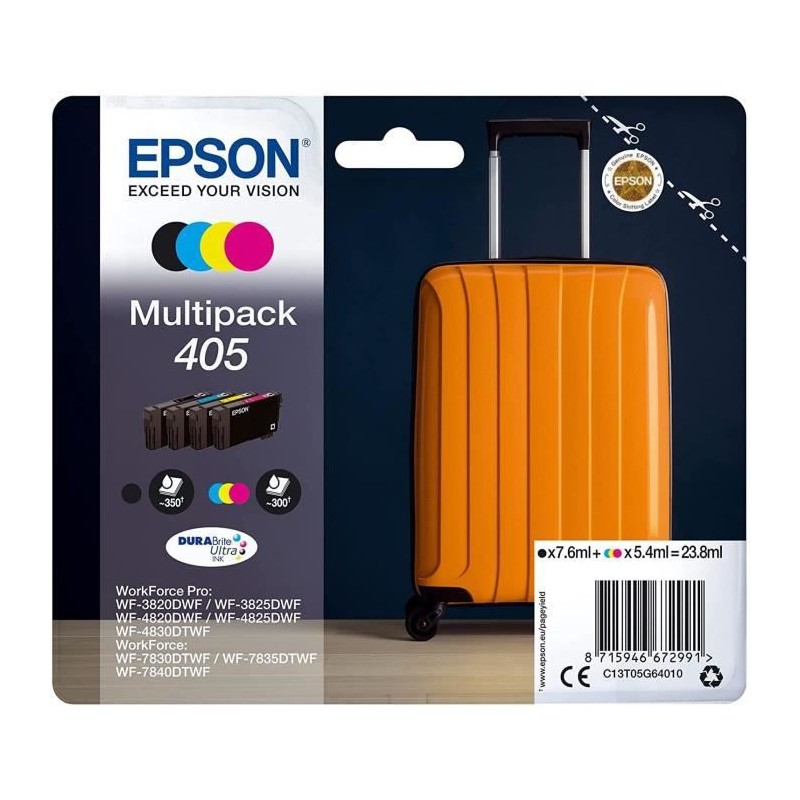 Epson Multipack 16 Stylo Plume, Cartouches d'encre d'origine, 4