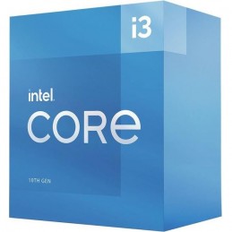 INTEL Core i3-10105 Processeur LGA-1200 - 4 Coeurs - 3.7GHz - 4.4GHz 65W (BX8070110105) - vue emballage