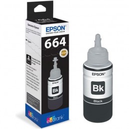 EPSON T6641 Noir Ecotank Bouteille d'encre 70ml (C13T664140) pour ET-2500, ET-4550