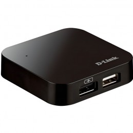D-LINK Hub 4 ports USB 2.0 - Noir (DUB-H4)