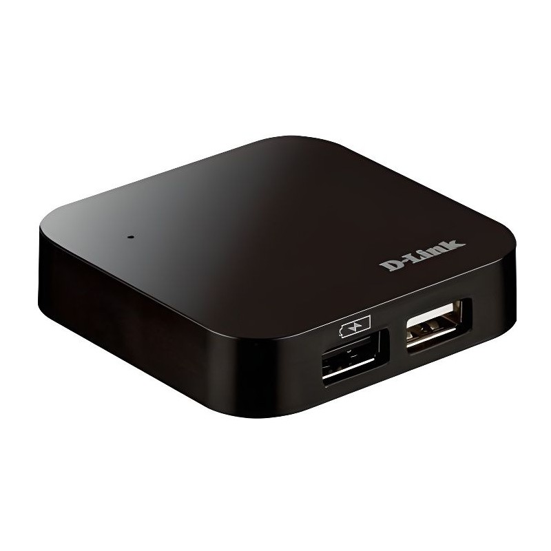 D-LINK Hub 4 ports USB 2.0 - Noir (DUB-H4)
