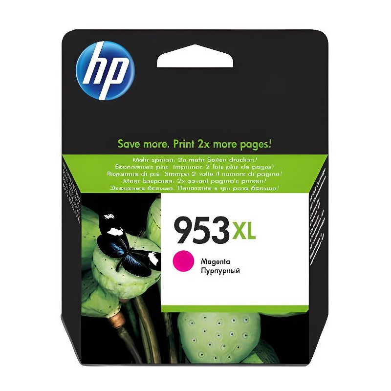 HP 953XL Magenta Cartouche d'encre XL authentique (F6U17AE) pour OfficeJet Pro 8710, 8715, 8720