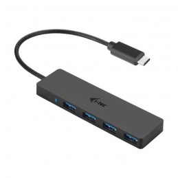 I-TEC HUB USB-C avec 4 Ports USB 3.0 - Cable Intégré 20cm (C31HUB404)