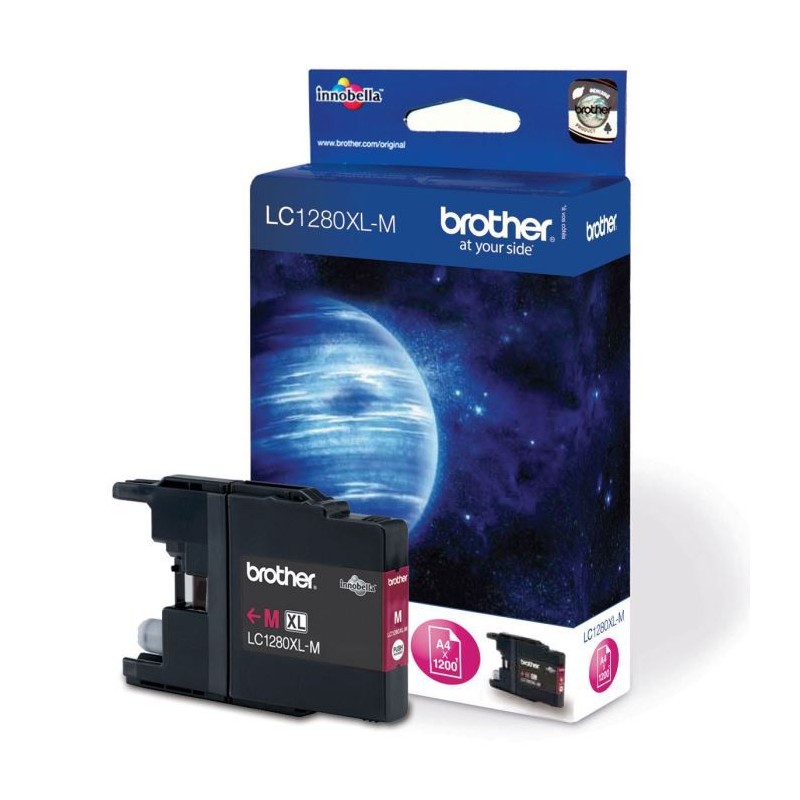 BROTHER LC-1280XLM Cartouche d'encre Magenta pour MFC-J5910, MFC-J6910