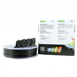 NEOFIL3D Filament Imprimante 3D PLA - 1.75mm - Noir - 750g - vue emballage verso