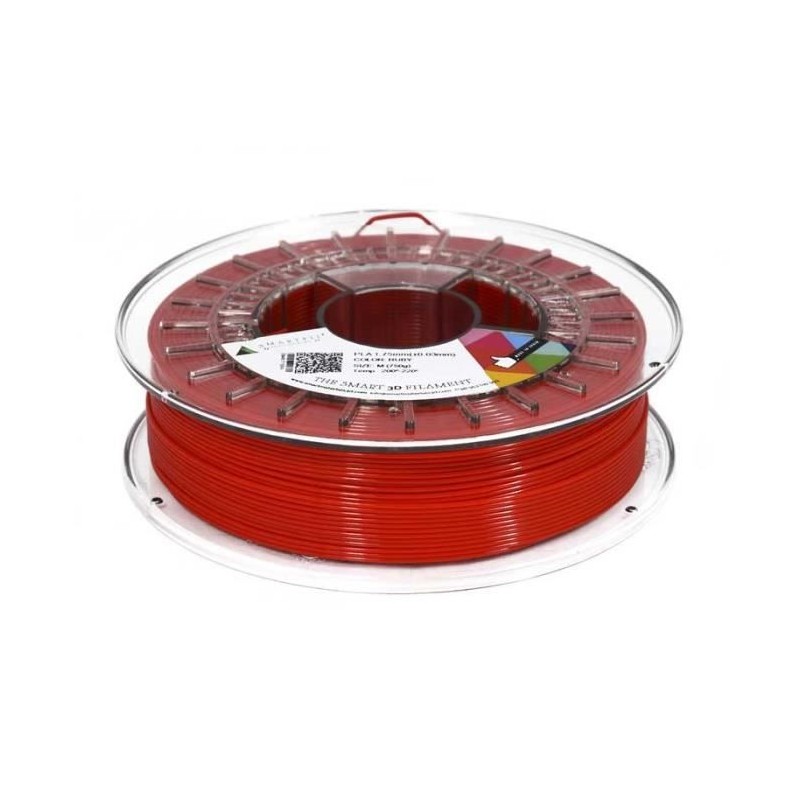 SMARTFIL Filament PLA Imprimante 3D - 1.75mm - Rouge - 750g