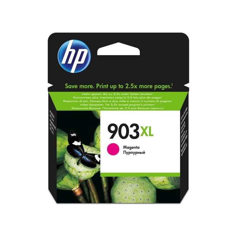 HP 903XL Magenta Cartouche d'encre XL authentique (T6M07AE) pour OfficeJet Pro 6950, 6960, 6970