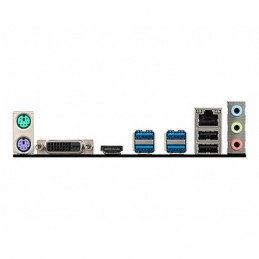 MSI B450M-A PRO MAX Carte mere Micro-ATX Socket AM4 DDR4 DVI - HDMI - vue connecteurs