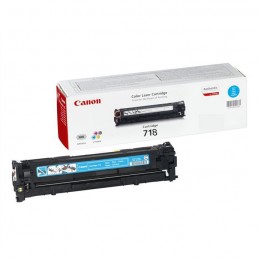 CANON 718C Cyan Toner Laser (2900 pages) 2661B002 authentique pour i-SENSYS LBP7660, MF8350