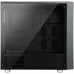 ABKONCORE C510S Sync RGB Noir Boitier PC Moyen tour - Format ATX - vue de profil