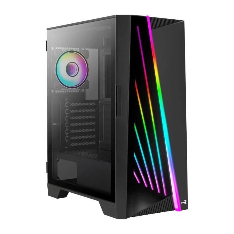 AEROCOOL Mirage G V1 A-RGB Noir Boitier PC Moyen tour - Format ATX (ACCM-PB25013.11)